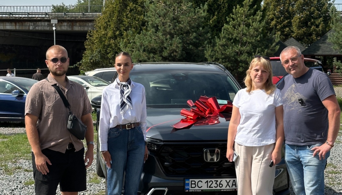 Доставили для клієнта Honda CR V 2024 року